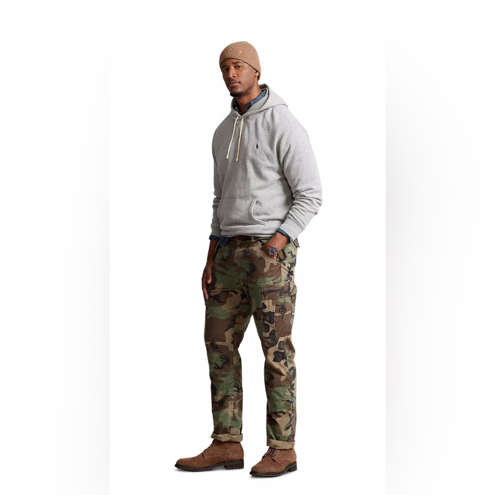 Polo Ralph Lauren Camo Canvas Cargo Pants, Size 32/34